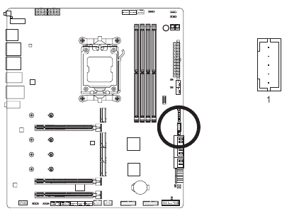 THB_U4 (Add-in Card Connector)