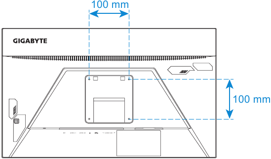 Een wandmontagebeugel installeren (optioneel) - Stap 2