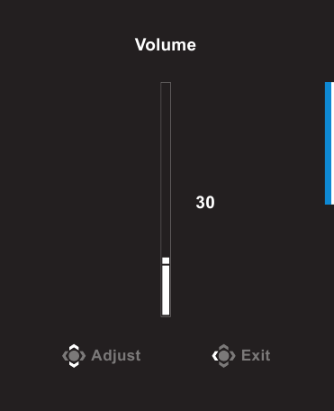 Sneltoets - Volume-menu
