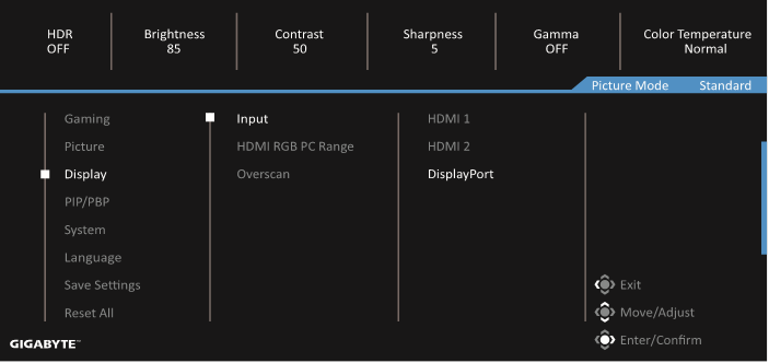 Apparaatinstellingen configureren - Display