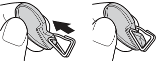 Een riemclip openen
