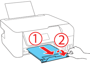 Papierstopper optillen