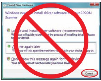 Software installeren - Stap 1