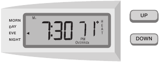 Tijdelijke Temperatuuroverride