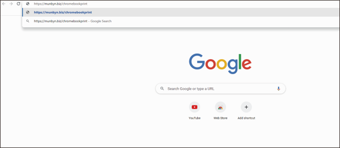 Installatie voor het eerste gebruik op Chromebook - Stap 2