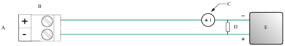 Bedrading van Discrete Uitgang