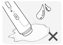Als het product wordt blootgesteld aan overmatig zweet, maak het product dan schoon.