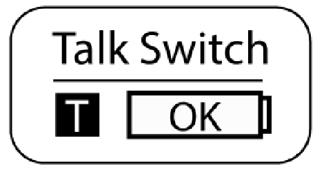 Een talk switch toewijzen aan een zender