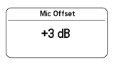 Screenshot van het Offset-menu