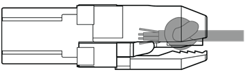 MTQG-connectorassemblage - Geassembleerde weergave