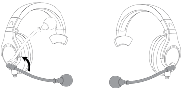 De headset dragen - Stap 3