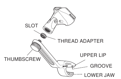 ONTPLOFTE TEKENING MET MICROFOONCLIP