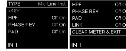 Input Mode Menu