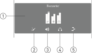 OLED- en Modus-pictogrammen - Stap 1