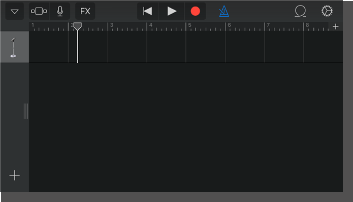 iTrack One Pre gebruiken met GarageBand - Stap 1