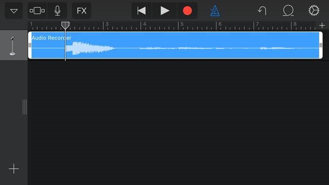 iTrack One Pre gebruiken met GarageBand - Stap 3
