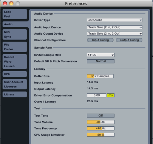 Audio-instellingen in uw DAW - Stap 1