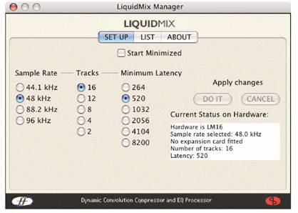 Liquid Mix Manager - Mac