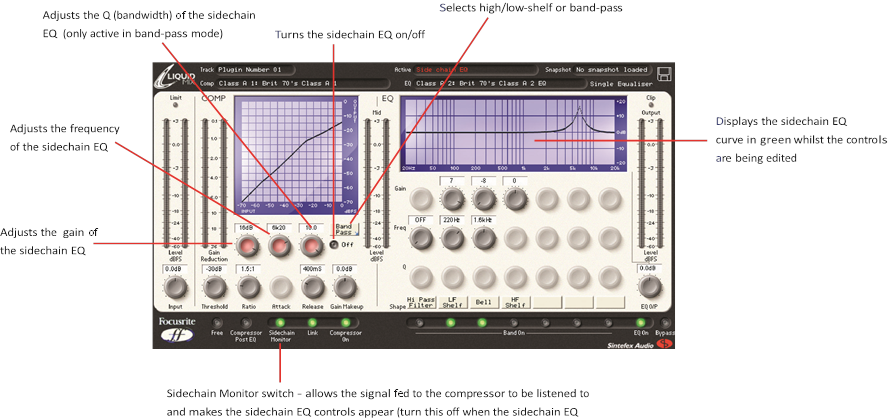 De Sidechain EQ gebruiken