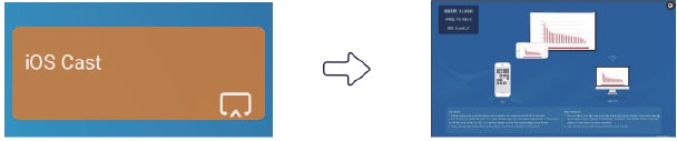 iOS Cast instelling - Stap 2