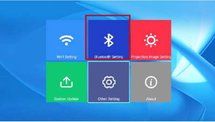 Bluetooth-verbinding - Stap 1