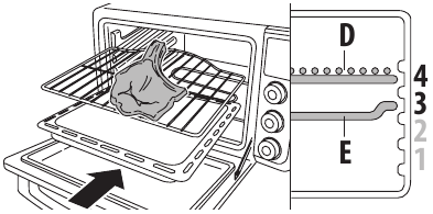 BROIL/GRILL - Stap 1