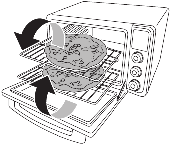 2 'frozen' pizza's bakken - Stap 2