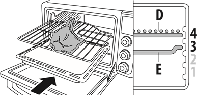  BROIL/GRILL - Stap 1