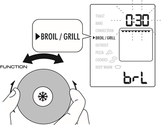  BROIL/GRILL - Stap 2
