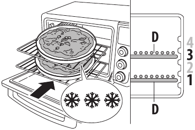 2 diepvriespizza's bereiden - Stap 1