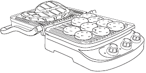 Open grill