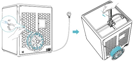 Filament vervangen - Stap 1