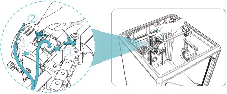 Filament terugtrekken - Methode 1