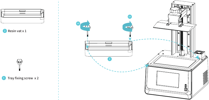 De 3D-printer monteren - Stap 1