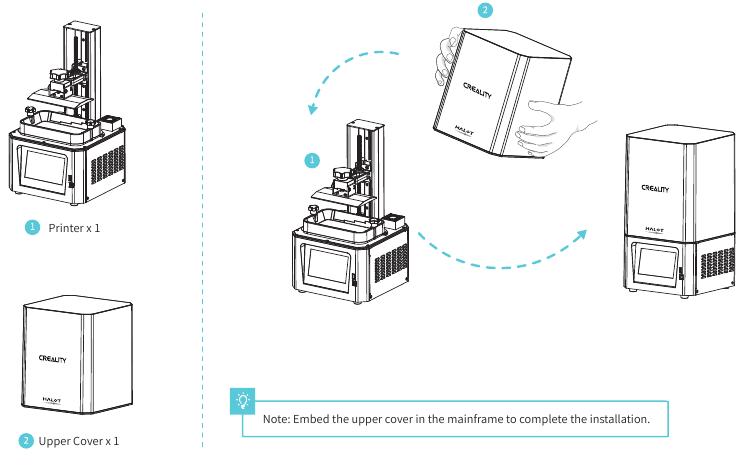 De 3D-printer installeren