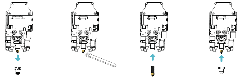 Nozzle vervangen