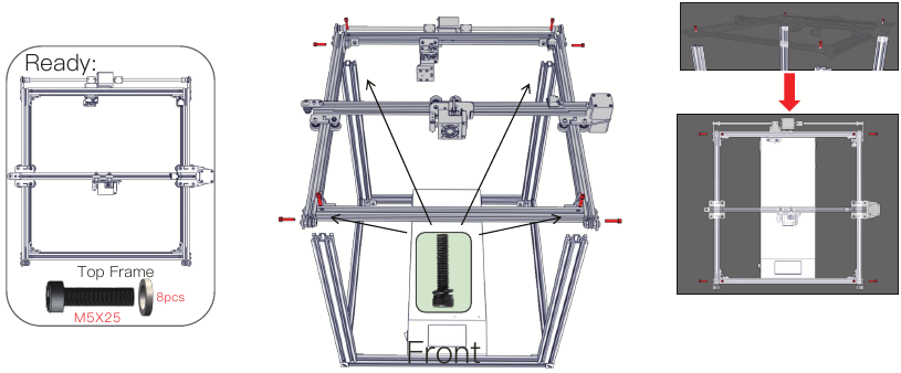 Assemblage - Deel 2 - Bovenframe