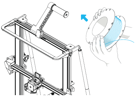 Filament laden