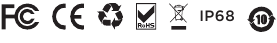 Pictogrammen van certificeringen
