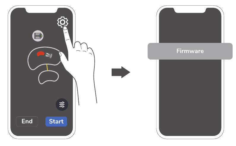 Firmware-upgrade - Online upgrade - Stap 1