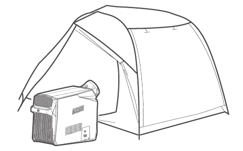 Gebruiksscenario's - Tent - Stap 1