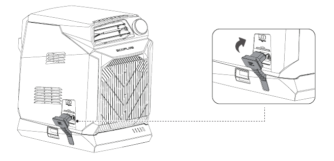 De add-on batterij installeren - Stap 4