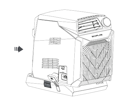 De add-on batterij verwijderen - Stap 3