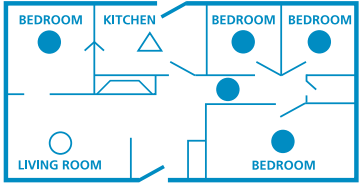 PLATTEGROND ENKELE VERDIEPING