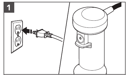DE MIXERARM GEBRUIKEN - Stap 1
