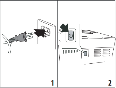 De machine instellen - Stap 1