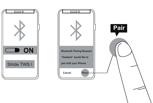 Bluetooth-verbinding (oordopjes naar apparaat)
