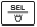 SEL-knop