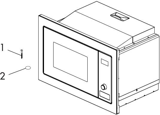 Installeer de oven - Stap 1
