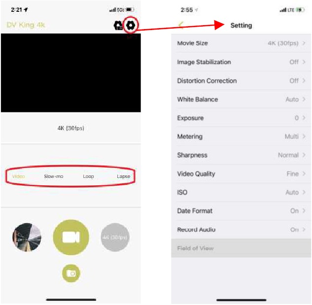 Draadloze connectiviteit - Video's op afstand opnemen